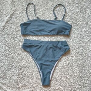 Blue Bathing Suit Set